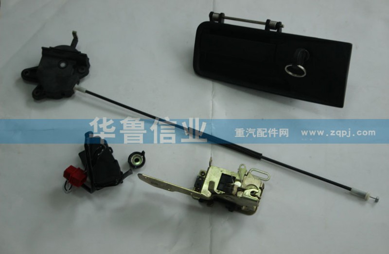WG1664340002,門鎖總成A7,濟南約書亞汽車配件有限公司（原華魯信業）