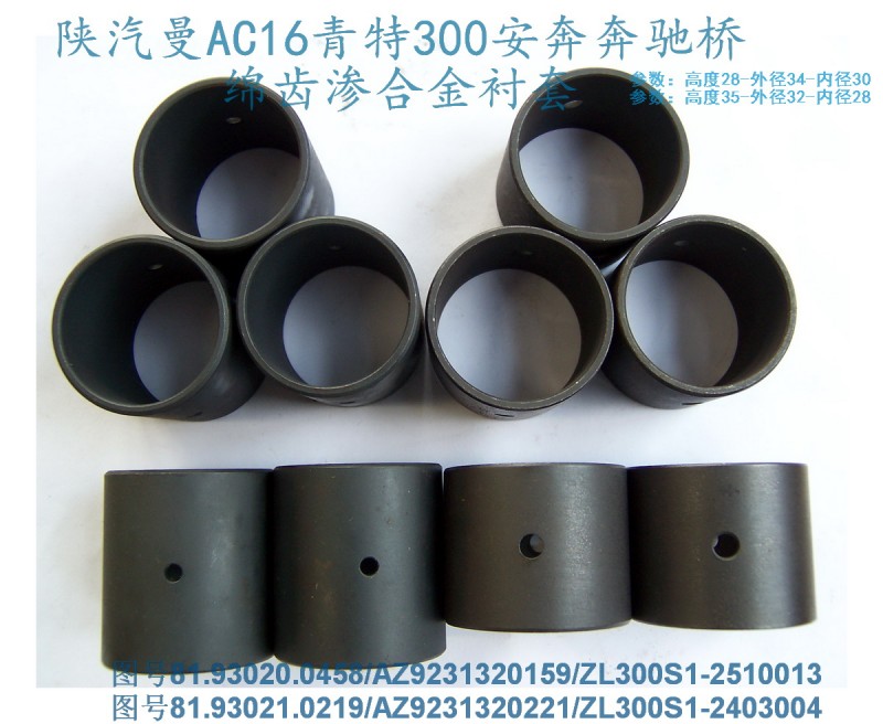ZL300S1-2403004-ZL300S1-2510013,奔馳十字軸襯套（滲合金原廠襯套）,綿陽重業齒輪有限責任公司