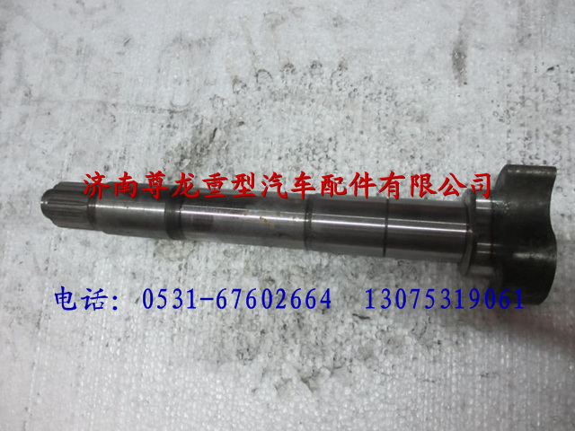 DZ9112440504,陜汽漢德車橋制動凸輪軸（右）,濟南尊龍(原天盛)陜汽配件銷售有限公司