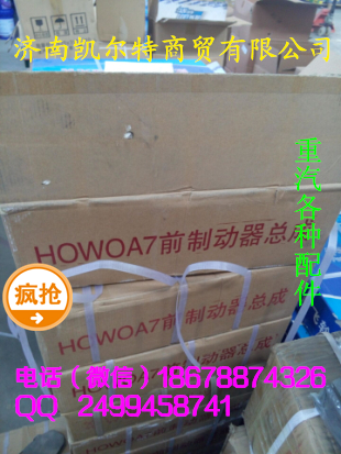 豪沃A7 前制動器總成/WG9100443050