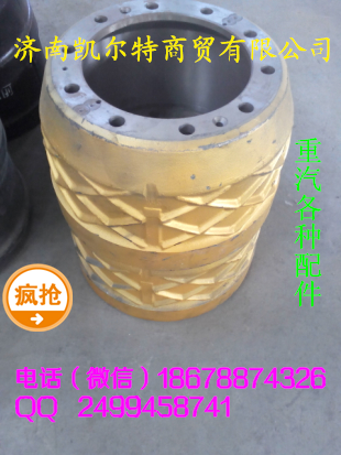 濟南凱爾特 中國重汽 09豪沃加筋加重制動鼓/09款豪沃