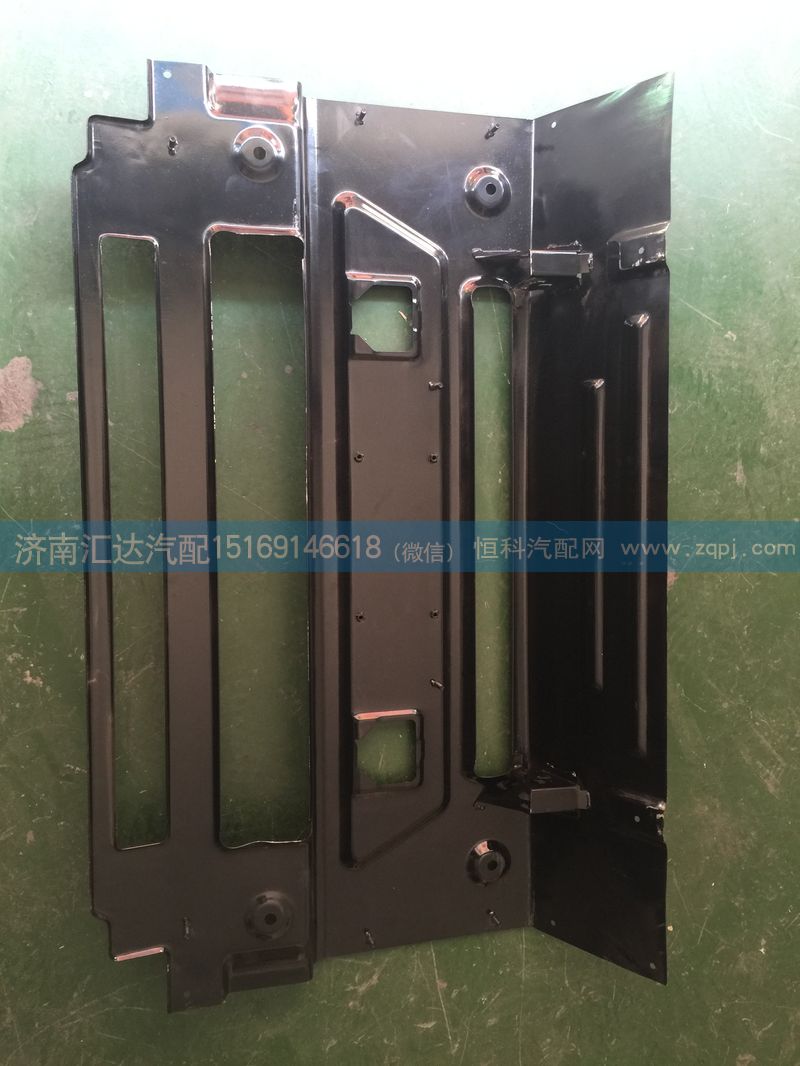 ,上汽紅巖杰獅自卸車三節式鐵保險杠 保險杠中段,濟南匯達汽配銷售中心