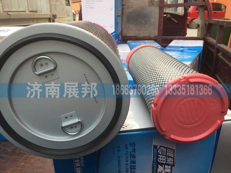 612600114993空氣濾清器濾芯總成原廠濰柴裝載機濾芯/612600114993