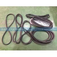 北奔重卡NG80A全車密封條，前擋風車門密封條