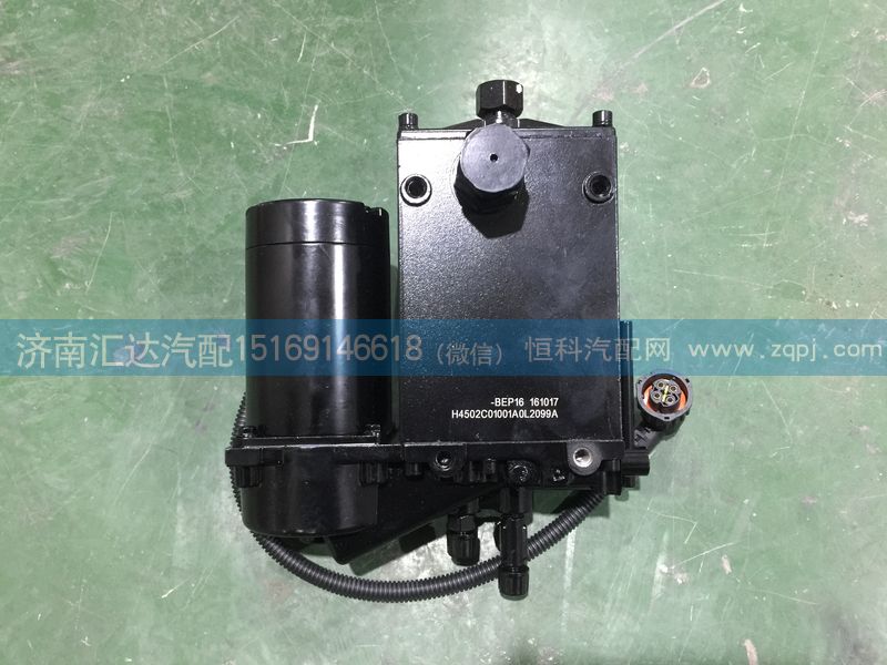 北汽福田歐曼GTL電動舉升泵,新款電子液壓泵總成/H4502C01001A0