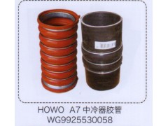 WG9925530058,豪沃A7中冷器膠管,濟南泉信汽配