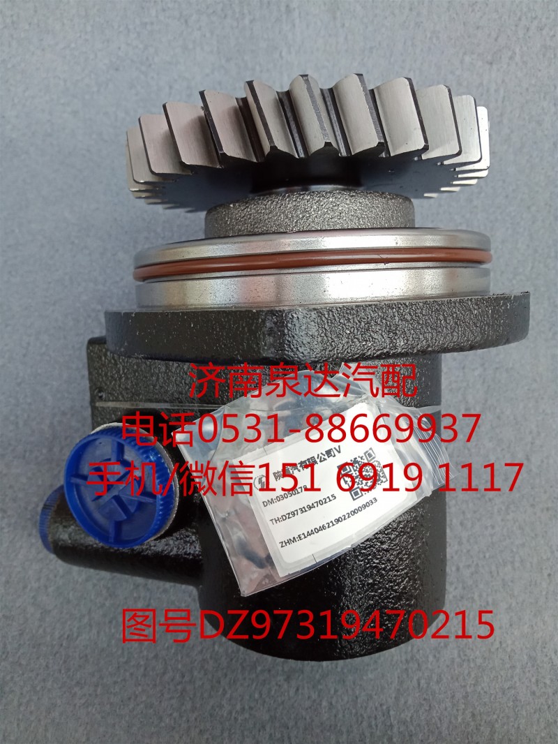 陜汽X3000原廠液壓轉向油泵、助力泵DZ973199470215/DZ97319470215