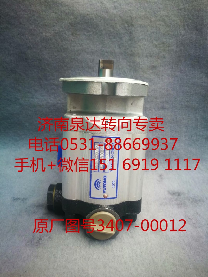 宇通客車轉向齒輪泵 轉向泵 助力泵 液壓泵/3407-00012