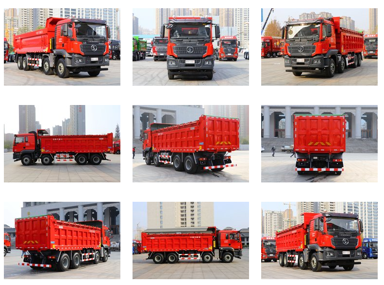 陜汽重卡 德龍M3000S 復合版 350馬力 8X4 6.8米自卸車(國六)(SX3319HC366)-1