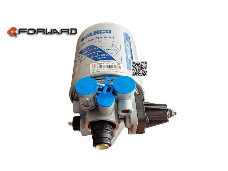 WG9000360521,Air dryer,濟南向前汽車配件有限公司