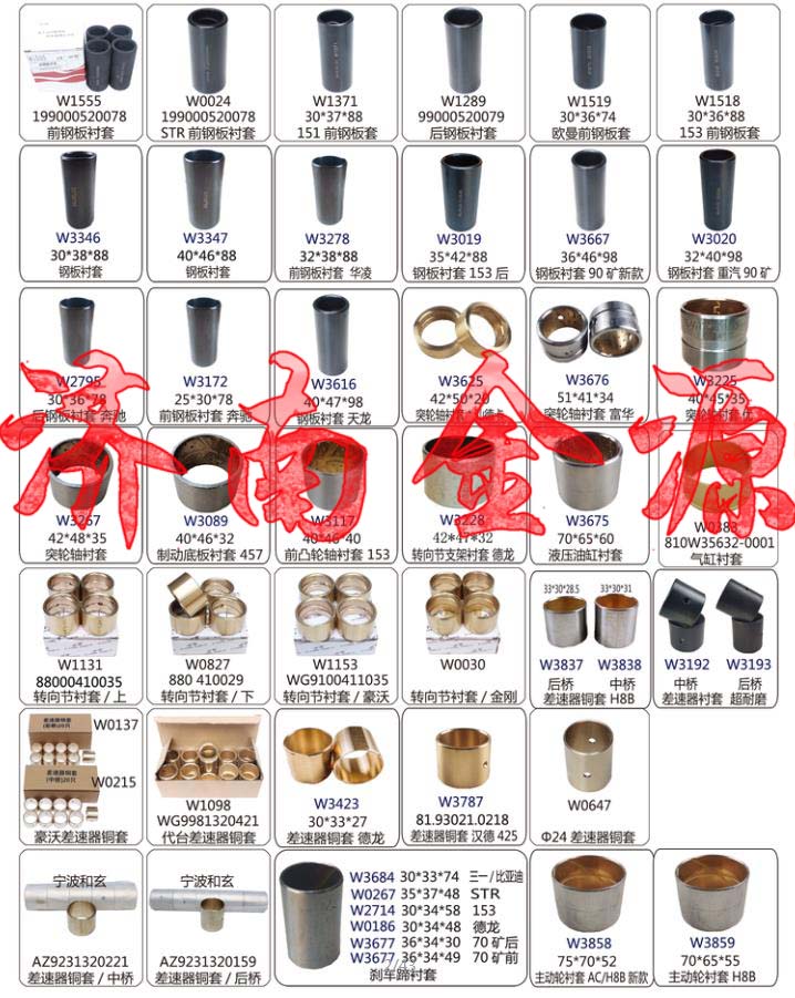 轉向節襯套歐曼5.5噸 W3209/47*55*65
