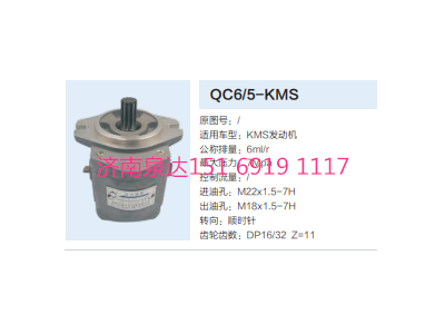 QC6/15-KMS,轉向助力泵,濟南泉達汽配有限公司