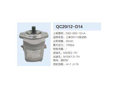 D52-000-10+A,動力轉向齒輪泵,濟南泉達汽配有限公司