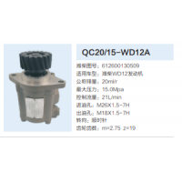 濰柴WD12發動機齒輪泵轉向泵助力泵液壓油泵