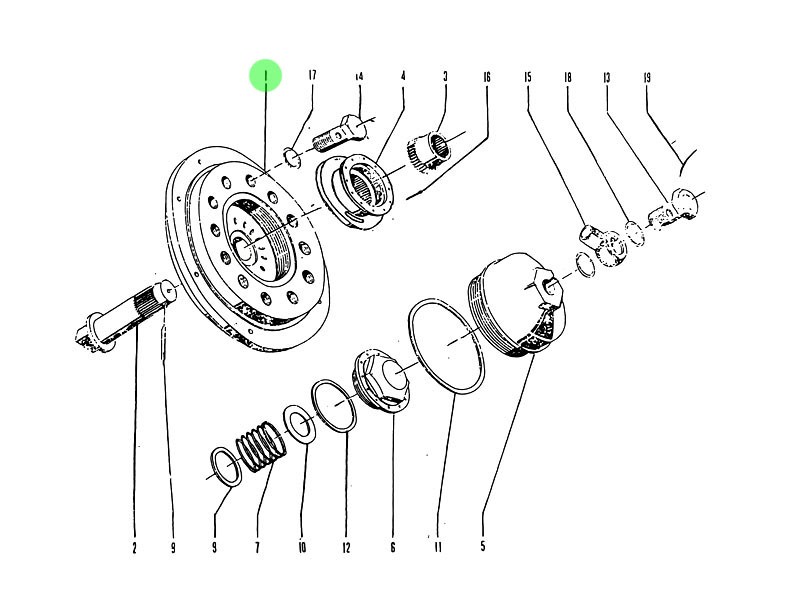 特種車動力發動機12V150L 起動系統 空氣分配器 4.10.00/4.10.00  起動空氣分配器