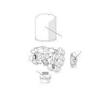 SHACMAN X5000 制動系統 3010144-DZ96189361087 濾油型空氣處理單元（集成）