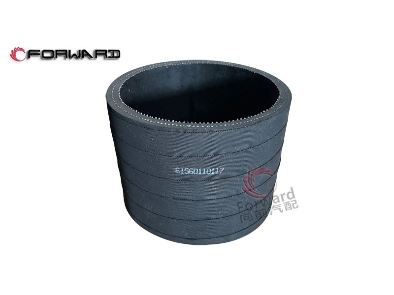 SHACMAN WEICHAI WD12 WP10 動力進排氣系統 61560110117  氣路連接膠管/61560110117  氣路連接膠管