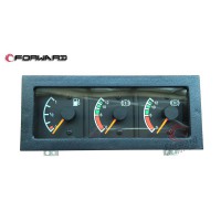 SHACMAN F3000 車身駕駛室電器系統 DZ9100586015 燃油-氣壓Ⅰ-氣壓Ⅱ組合表