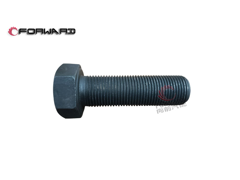 SHACMAN HANDE HD9.5T 行走前橋系統  Q151B2480TF2 轉向節臂螺栓/Q151B2480TF2  六角頭螺栓