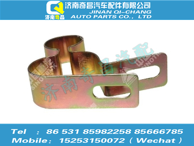 az1671820156,豪瀚配件 豪瀚進出管雙管夾WG1671820156,濟南奇昌汽車配件有限公司