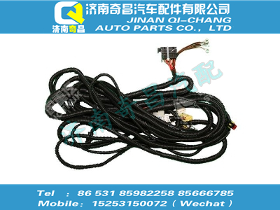 az9121770061,HOWO配件 HOWO新C5B頂棚線(xiàn)束（半高頂）,濟(jì)南奇昌汽車(chē)配件有限公司