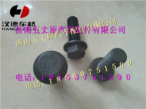 陜汽漢德六角法蘭面帶齒螺栓/DZ9003800002